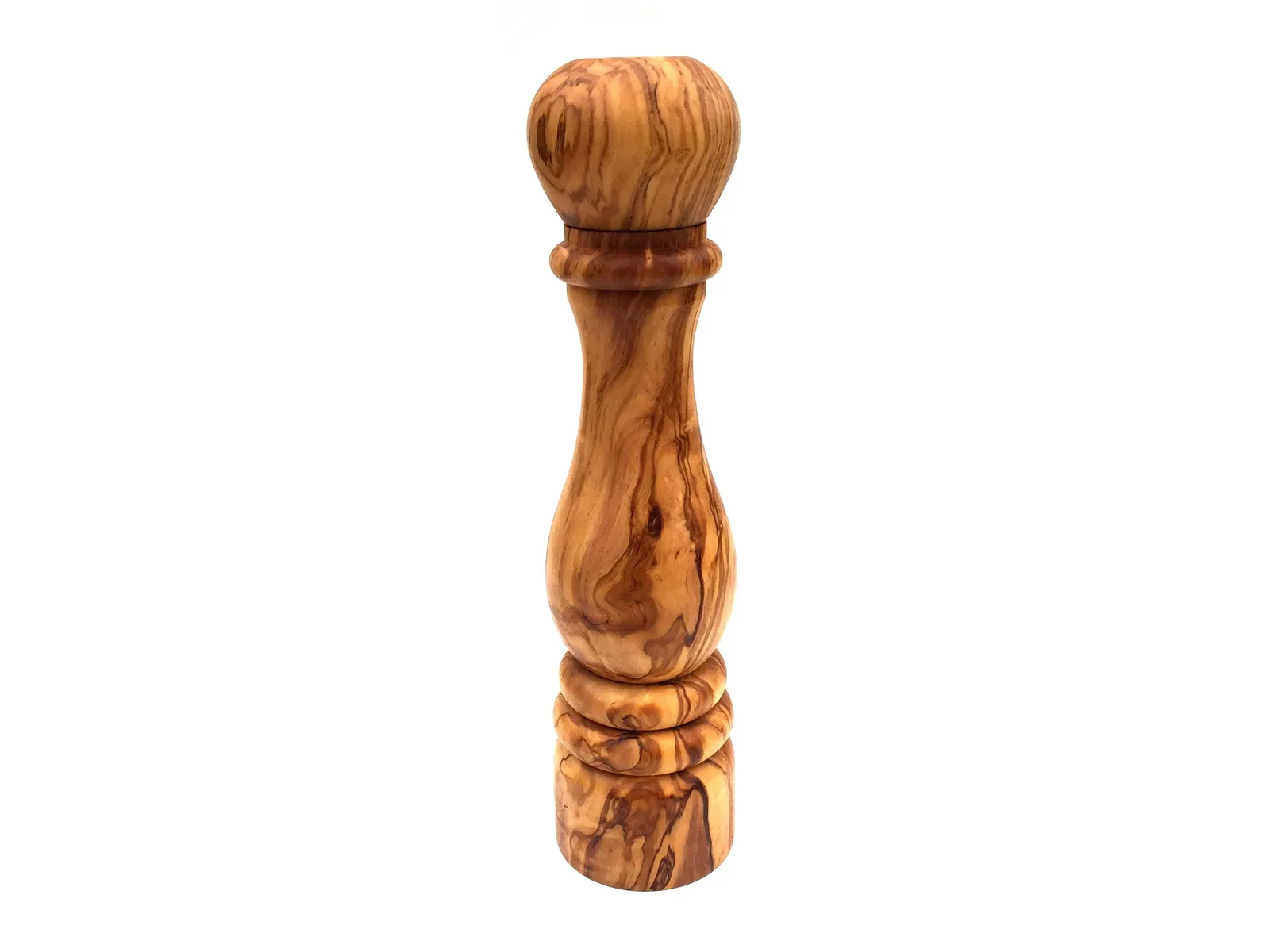 Râșniță handmade din lemn de măslin sare și piper 21cm — Jatic.ro
